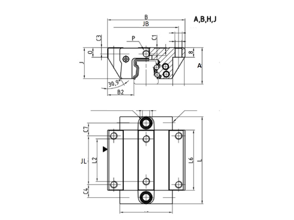 PATTINI FLANGIATI BASSI STANDARD