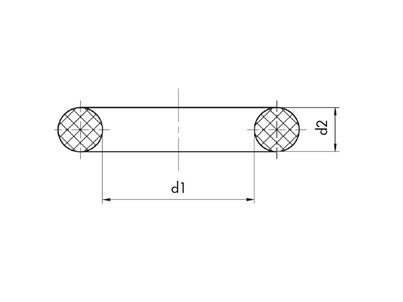 O-RING NBR 70 CORDA 4,00