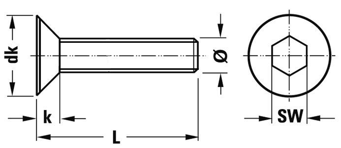 Vite TSEI UNI 5933 A2 Inox
