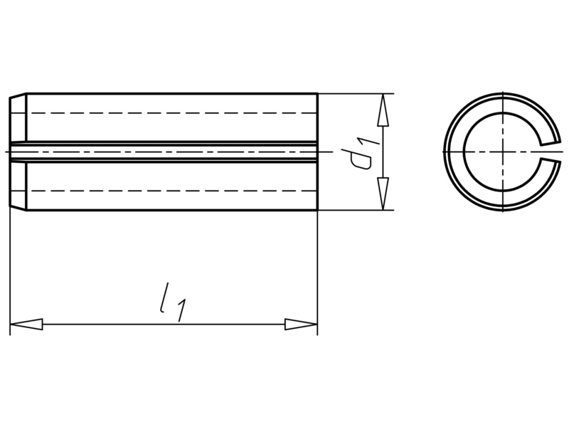 Spina Elastica Serie Leggera UNI 6874