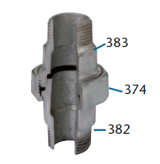 FIG. 344 - UNIONE SEDE CONICA M/M