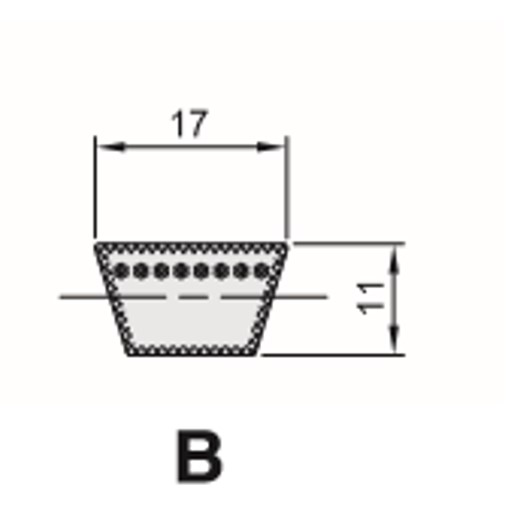 Cinghia Trapezioidale Sezione B