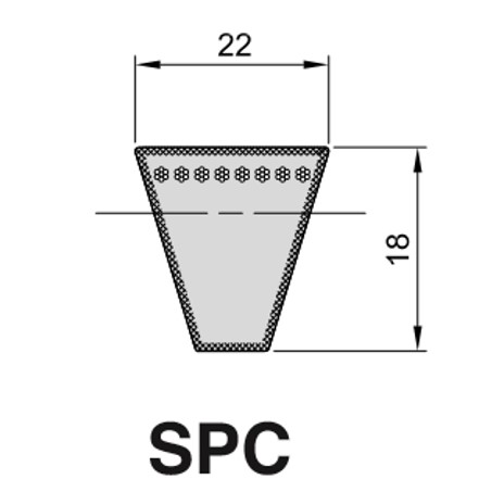 Cinghia Trapezioidale Sezione SPC