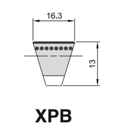 Cinghia Trapezioidale Sezione XPB