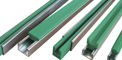 Guidacatene con profili metallici
